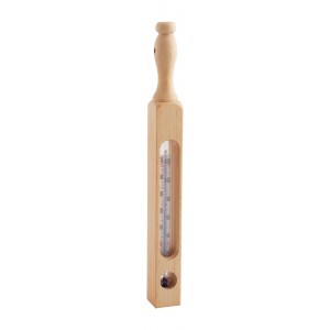 Bath Thermometer - Oiled Beechwood